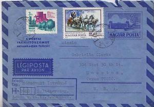 Hungary, Airmail, Postal Stationery, Horses