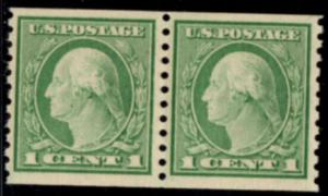 US Stamp #452 MNH - George Washington - 1914-16 Coil Issue