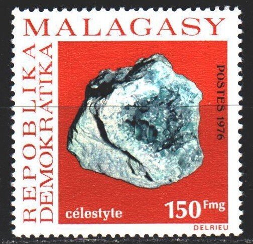 Madagascar. 1976. 793 from the series. Minerals, geology. MNH.