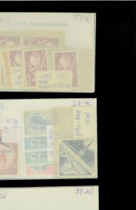 Monaco 1948-1971 Mint In Glassines w/Duolication. Several Complete Sets.