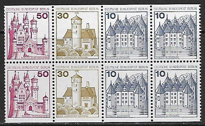 Berlin # 9N391a - Castles pane - MNH.....{B14}