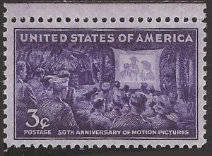 # 926 MINT NEVER HINGED MOTION PICTURE 50TH ANNIV.