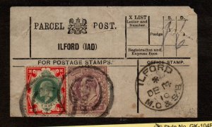 Great Britain 135 & 138 Used as Parcel Post