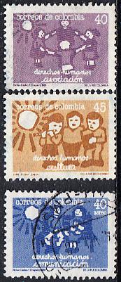 Columbia #975-978 & C797,C807 Used Set