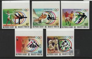 BURKINA FASO   387-389, C228-C229    MNH IMPERF SET