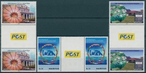 Mauritius 2022 MNH Anniversaries Stamps IORA Victoria Hospital in Gutter Pairs