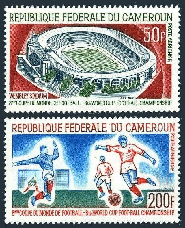 Cameroun C77-C78,MNH.Michel 479-480. World Soccer Cup,England,1966.