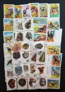 Tanzania Used and CTO Stamp Lot T3088