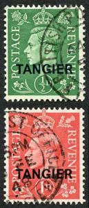 Morocco Agencies SG251/2 1944 light colours set of 2 Fine Used