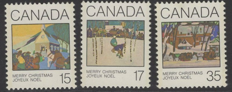 CANADA SG993/5 1980 CHRISTMAS MNH