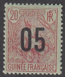 French Guinea 58 MH CV $1.60