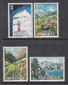 Andorra Spanish 63-66 MNH VF