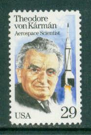 2699 29c Karman Fine MNH