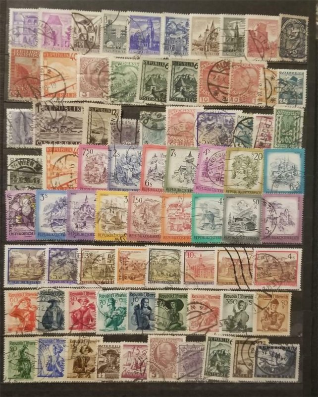 AUSTRIA Early Stamp Lot Used T2422