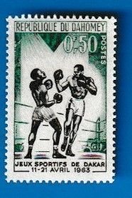 DAHOMEY SCOTT#172 1963 BOXING - MNH