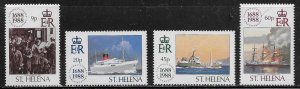 St Helena Scott #'s 501 - 504 MNH