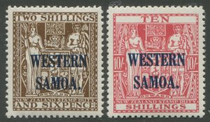 Samoa #175, 177 Mint