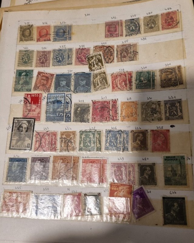 Huge Old Collection Of Europe Stamps. Austria, Germany, Monaco, Chzec used #1079