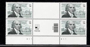 UNITED STATES SC# 3545 VERT. GUTTER PL# BLK/4 VF/NH