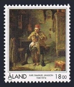 Finland-Aland 129, MNH. Michel 116. Haircut, by Emanuel Jansson, 1996.