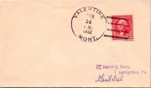 1932 2c Stamp - Valentine, Mont - J3545