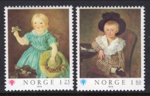 Norway 744-745 Paintings MNH VF