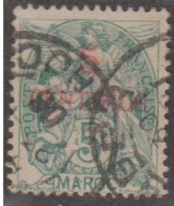 French Morocco Scott #15 Stamp - Used Single