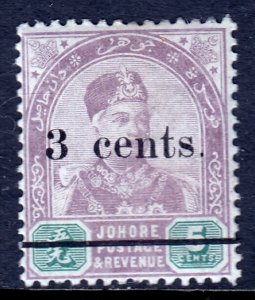 Malaya (Johore)  - Scott #27 - MNH - SCV $2.40