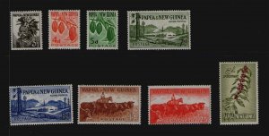 Papua New Guinea 1958 set Sc 139-146 set MLH