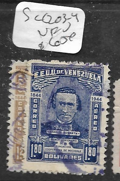 VENEZUELA (P2604B) SC C 203-4  VFU