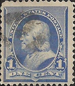 # 219 DULL BLUE USED BEN FRANKLIN SCV-0.75