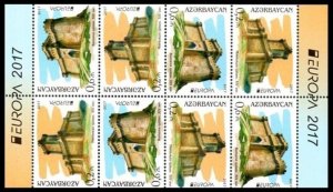 Azerbaijan 2017 MNH Stamps Europa CEPT Castles