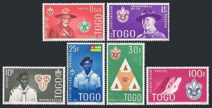 Togo 401-406,MNH.Michel 313-318. Boy Scouts-20.Baden-Powell.D.C.Beard.