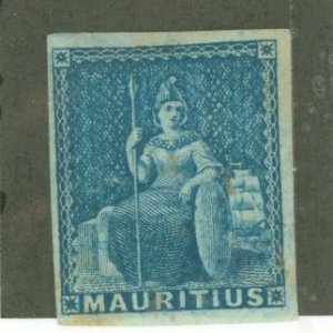 Mauritius #8 Unused Single