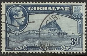 GIBRALTAR 1942 3d SG125b USED