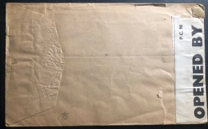 1941 Manchester England Carborundum Co Stationery Window Censored Cover