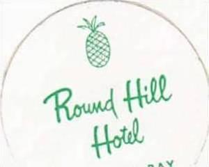 JAMAICA MONTEGO BAY ROUND HILL HOTEL VINTAGE LUGGAGE LABEL