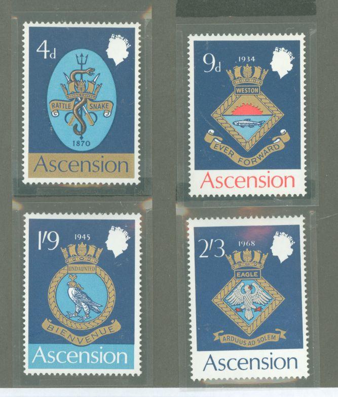 Ascension 126-129 Mint VF NH