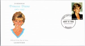 Lesotho, Worldwide First Day Cover, Royalty