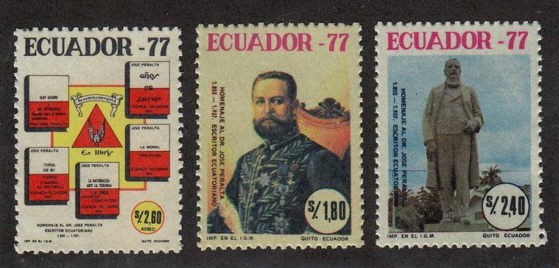 Ecuador Scott #958-959 & C609 MH