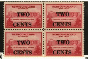 Newfoundland #268 MNH Block (4 stamps)