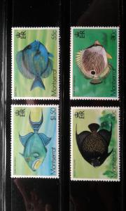  Monteserrat #381-384 MNH fish h1812.2881