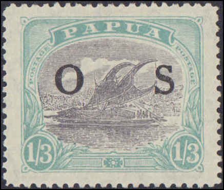 1932 Papua New Guinea #O11-O12, Incomplete Set(2), Hinged