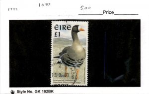 Ireland, Postage Stamp, #1040 Used, 1997 Bird, Goose (AB)