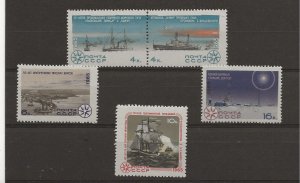 Russia 1965 Polar Research sg.3199-03   set of 5  MNH