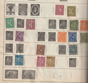 Germany  15 stamps hinged