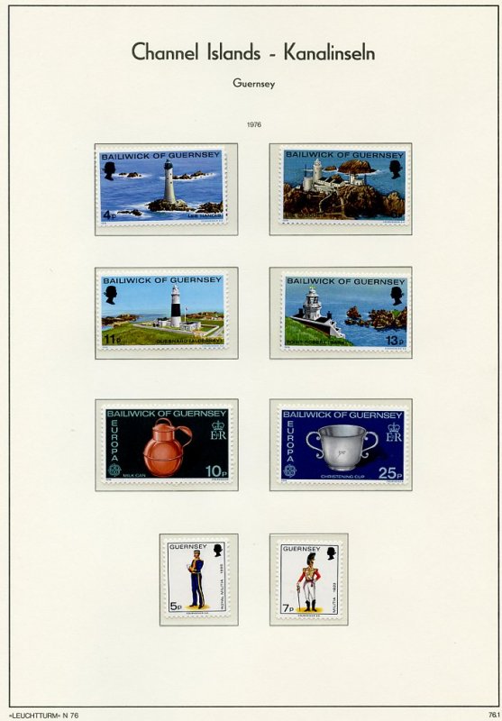 Channel Islands Collection on 58 pages -Guernsey and Alderney-SCV $415.00