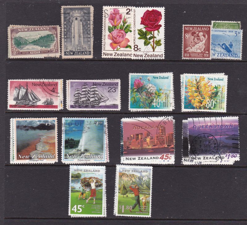 New Zealand x 8 used sets