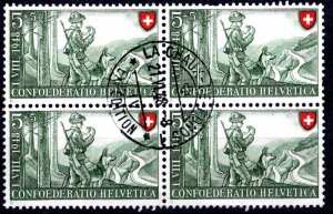 Switzerland Scott # B174, used, b/4