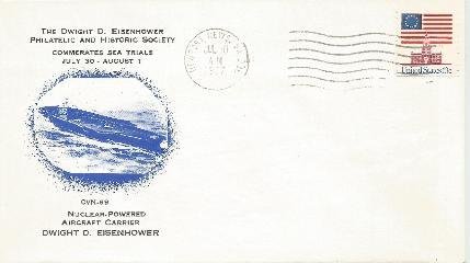 Eisenhower CVN-69 Sea Trials 7-30-77